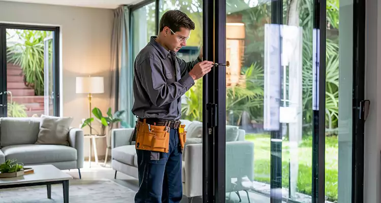 Sliding Door Jamb Lock Repair in Coconut Creek, FL