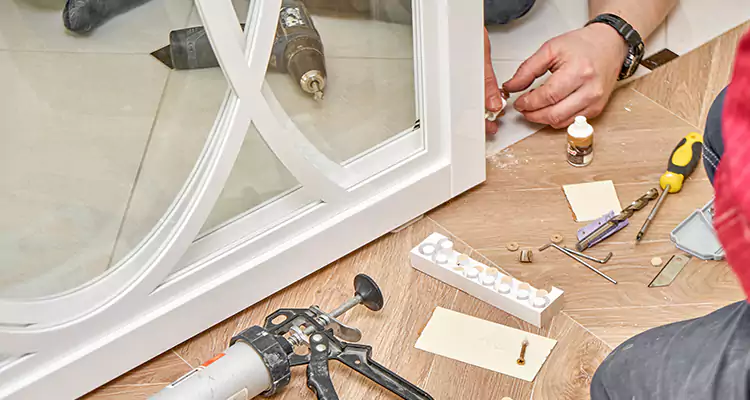Interior Patio Door Casing Repair in Coconut Creek, FL